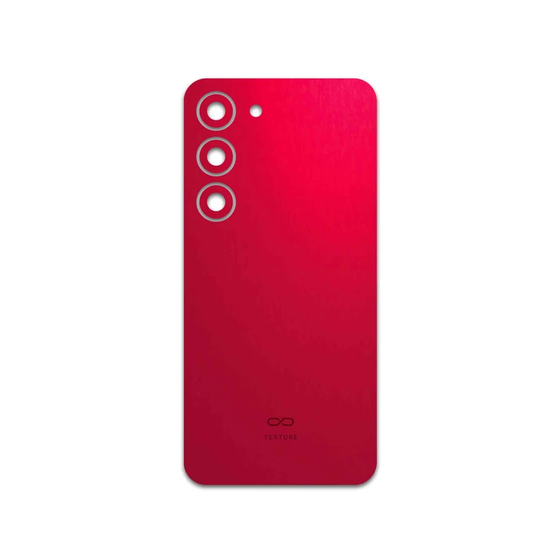 برچسب پوششی ماهوت مدل Matte-Warm-Red مناسب برای گوشی موبایل سامسونگ Galaxy S23