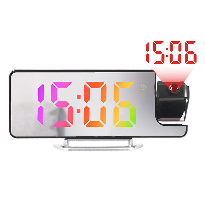 ساعت رومیزی دیجیتال مدل صفحه رنگی پروژکتوردار کد DCX-673