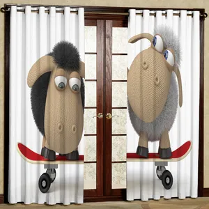 پرده مدل مخمل پانچی کد 2358T2 سایز 200x140 سانتی متر