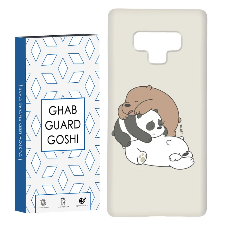 کاور قاب گارد گوشی طرح سه خرس کله پوک کد Dimo-274 مناسب برای گوشی موبایل سامسونگ Galaxy Note 9
