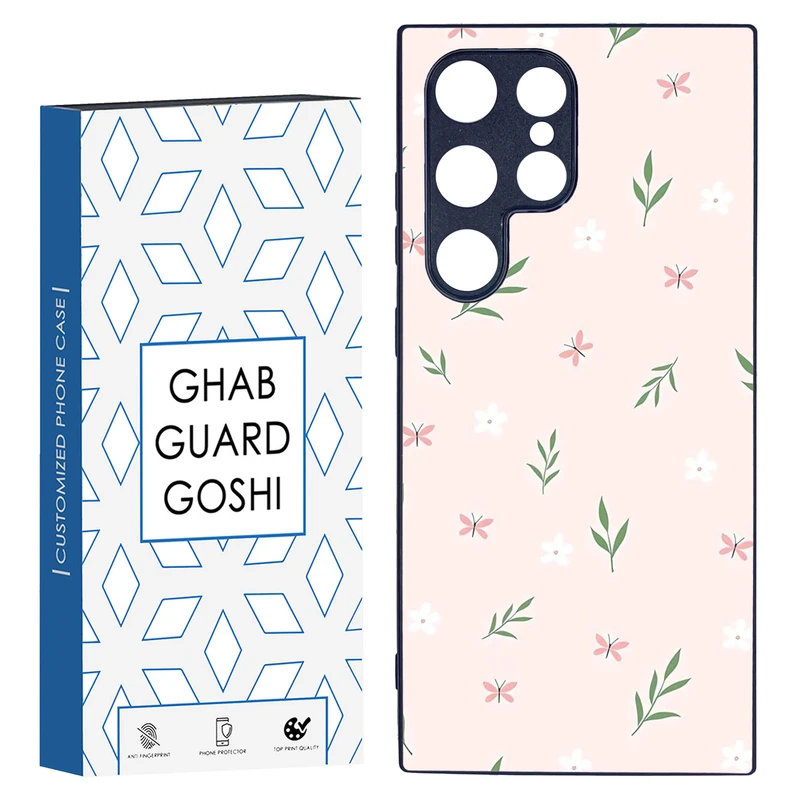 کاور قاب گارد گوشی طرح گل کد TPU-056 مناسب برای گوشی موبایل سامسونگ Galaxy S24 ULTRA