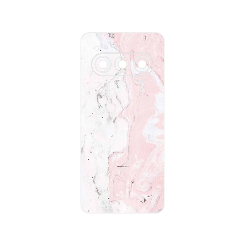 برچسب پوششی ماهوت مدل Blanco_Pink_Marble مناسب برای گوشی موبایل داریا Bond II 5G