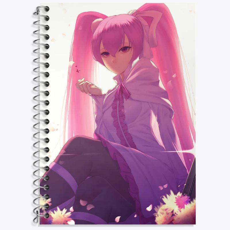 دفتر زبان 50 برگ خندالو مدل دو خط طرح ماینه انیمه آکامه گا کیل کد 31909