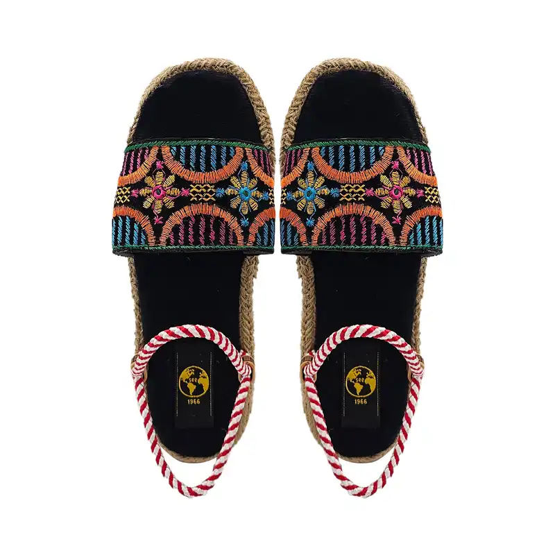 صندل زنانه سیی مدل لژدار سنتی کد 2091.1