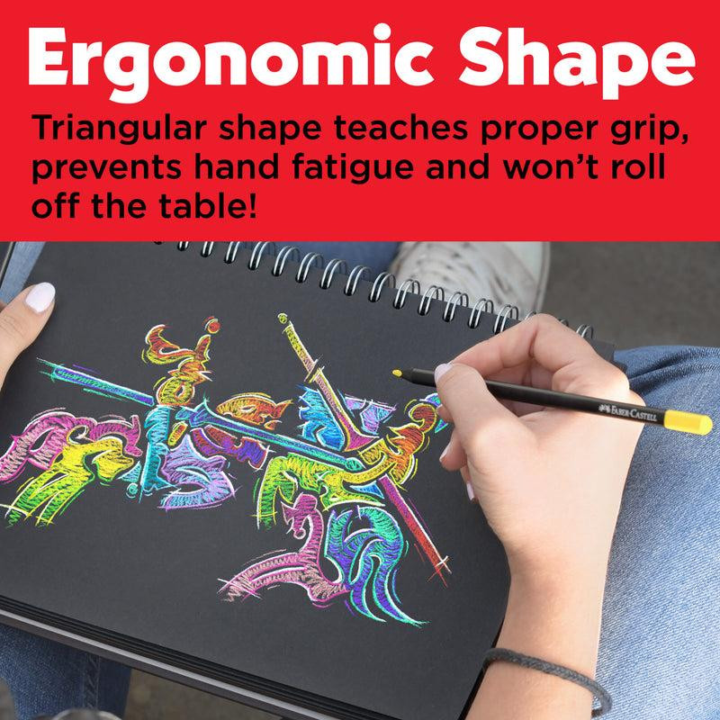 مداد رنگی 36 رنگ فابر کاستل مدل بلک ادیشن