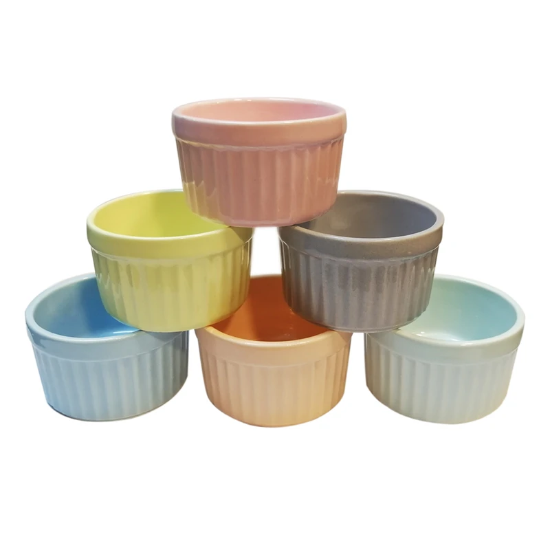 پیاله طرح کاپ کیک کد 2 بسته 6 عددی