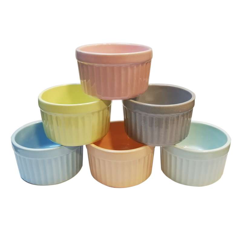 پیاله طرح کاپ کیک بسته 6 عددی