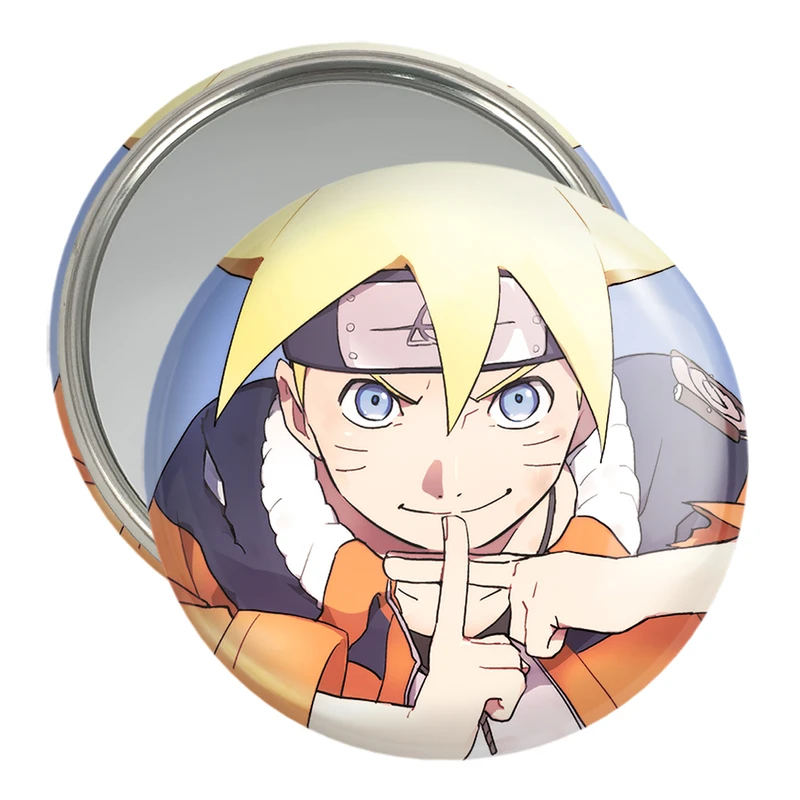 آینه جیبی خندالو مدل بوروتو اوزوماکی انیمه بوروتو Boruto  کد 15750
