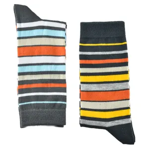 جوراب بچگانه مدل خط دار بسته 2 عددی