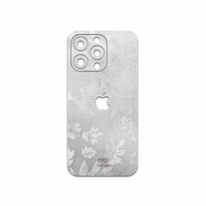 MAHOOT Silver-Wildflower Cover Sticker for Apple iPhone 13 Pro Max