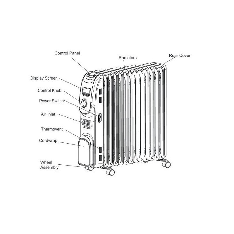 شوفاژ برقی فلر مدل 25131