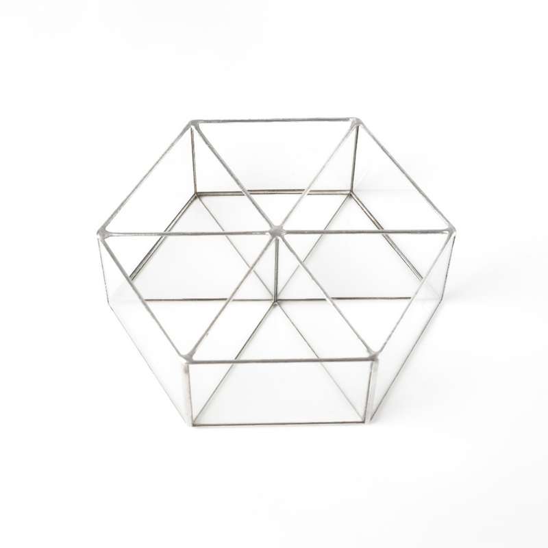 شکلات خوری شیشه ای مدل 6side.orga
