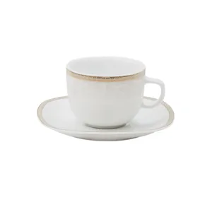 ست فنجان و نعلبکی 12 پارچه 6 نفره چینی زرین ایران مدل چای خوری کواترو 8 ریوا درجه یک	