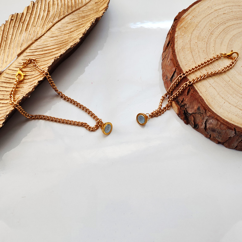 دستبند مدل دوستی کد DA043  مجموعه 2 عددی