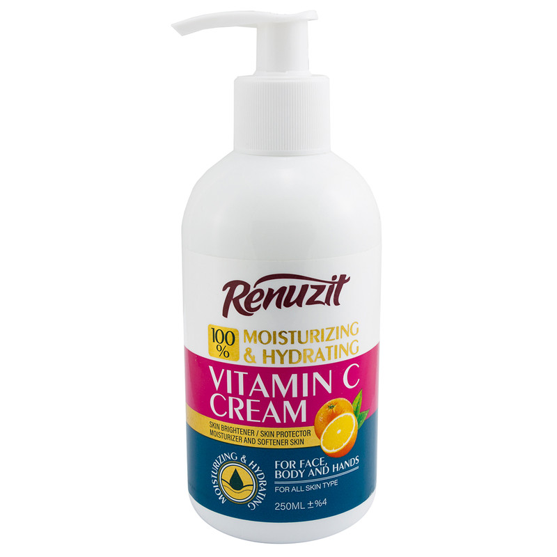 کرم مرطوب کننده رینوزیت مدل VITAMIN C حجم 250 میلی لیتر