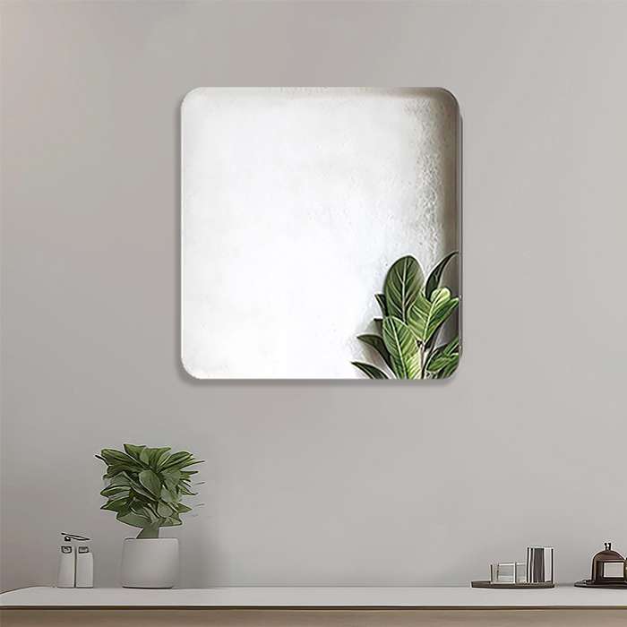 آینه سرویس‌ بهداشتی آزالیا مدل مربع M4040 سایز 40*40 سانتی متر