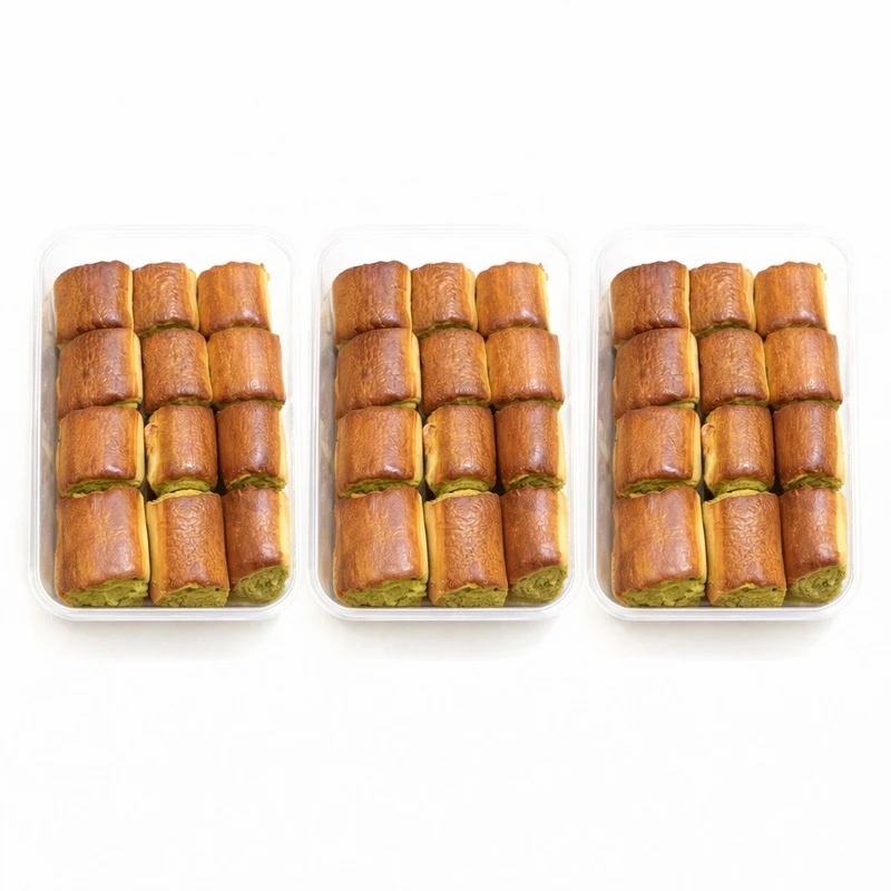 شیرینی سنتی نان نازک پسته ای قزوین - 1500 گرم بسته 3 عددی