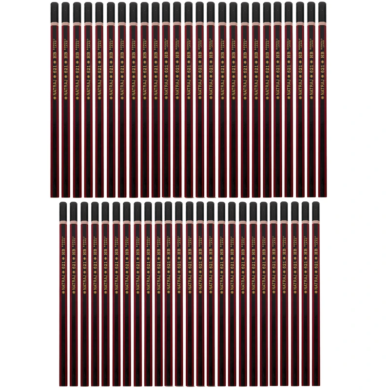 مداد مشکی کد 621 مدل HB بسته 50 عددی