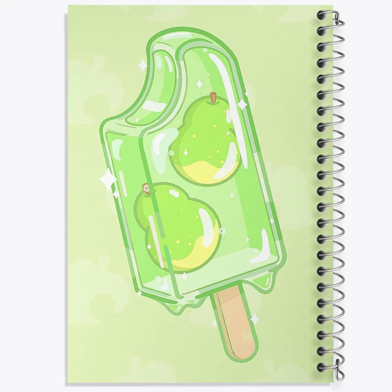 دفتر ژورنال نویسی 50 برگ خندالو مدل نقطه ای طرح بازی انیمال کراسینگ (Animal Crossing) کد 32686