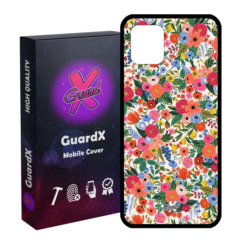 کاور گارد ایکس طرح گل مدل Glass10247 مناسب برای گوشی موبایل سامسونگ Galaxy Note 10 Lite