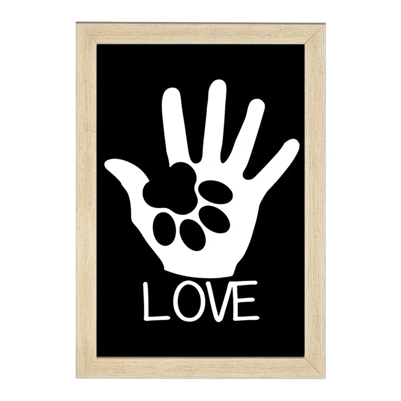 تابلو خندالو مدل حمایت از حیوانات کد 27346