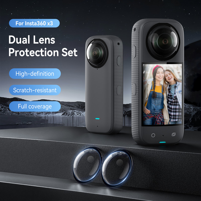 محافظ لنز اینستا360 تلسین مدل  S6-PTC-03-TIS_X3