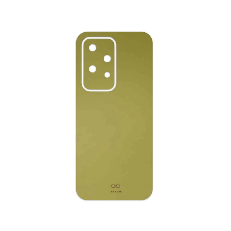 برچسب پوششی ماهوت مدل Matte-Gold مناسب برای گوشی موبایل آنر 200 Lite