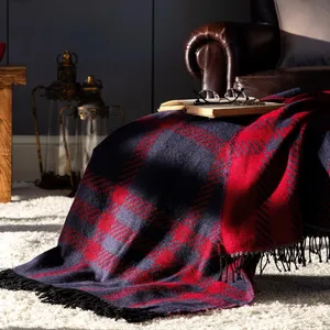 شال مبل و تخت مادام کوکو مدل Katriane Kirmizi سایز 170x130 سانتی متر