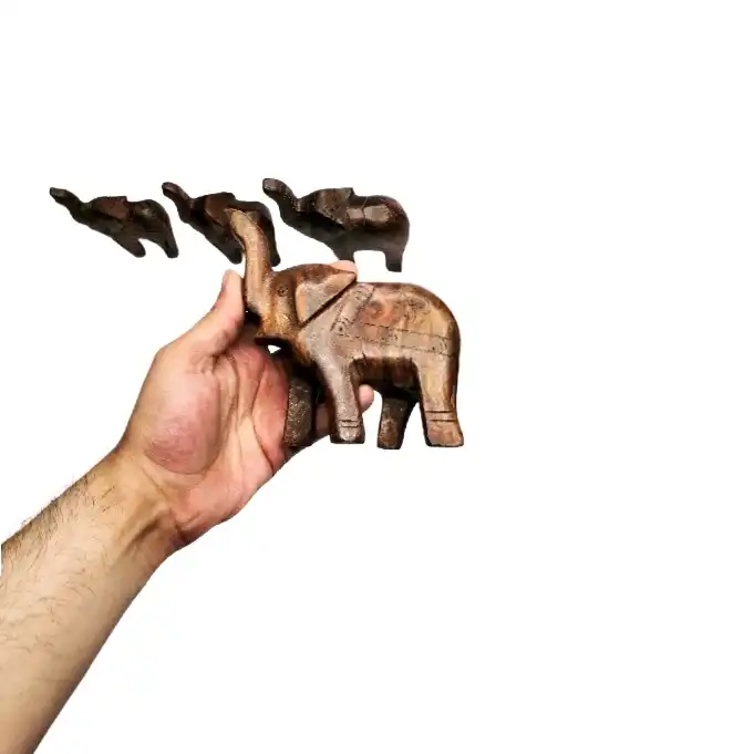 مجسمه طرح فیل بسته 4 عددی