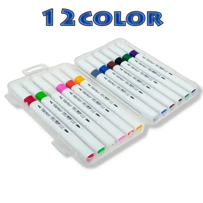 ماژیک رنگ آمیزی ام اس مدل براشینگ مجموعه 12 عددی