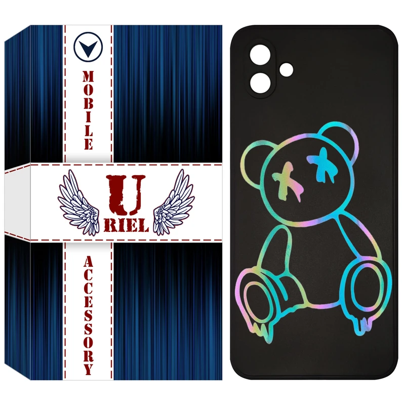 کاور یوریل مدل KSH کد 44 طرح خرس رنگی مناسب برای گوشی موبایل سامسونگ Galaxy A05
