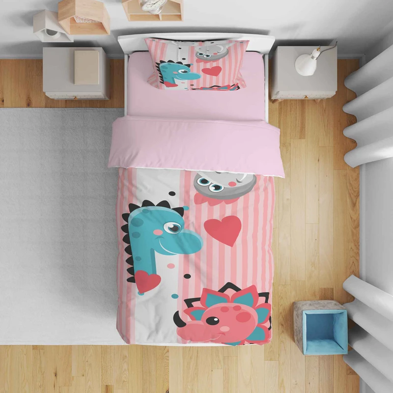 سرویس روتختی مدل دایناسور 5385 تک نفره 5 تکه