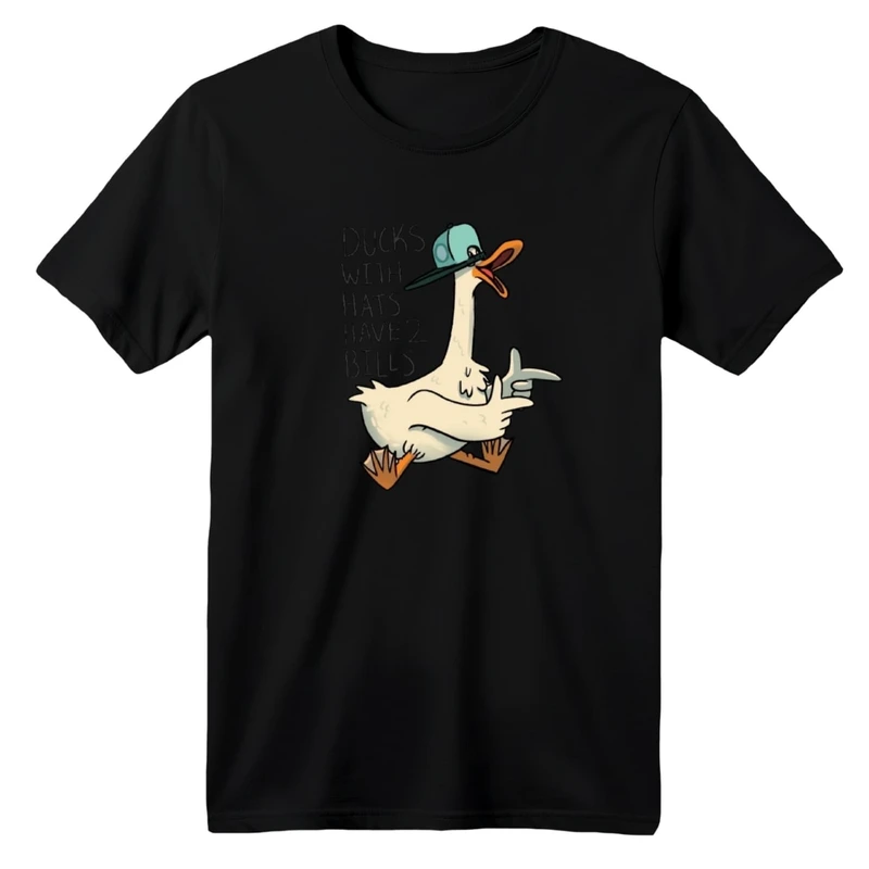 تی شرت آستین کوتاه بچگانه مدل اردک کلاهدار