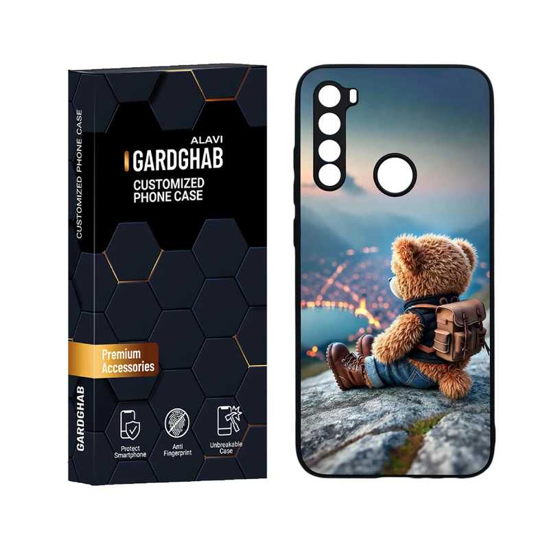 کاور گارد قاب علوی مدل دورژله ای کارتنی و انیمه مناسب برای گوشی موبایل شیائومی Redmi Note 8