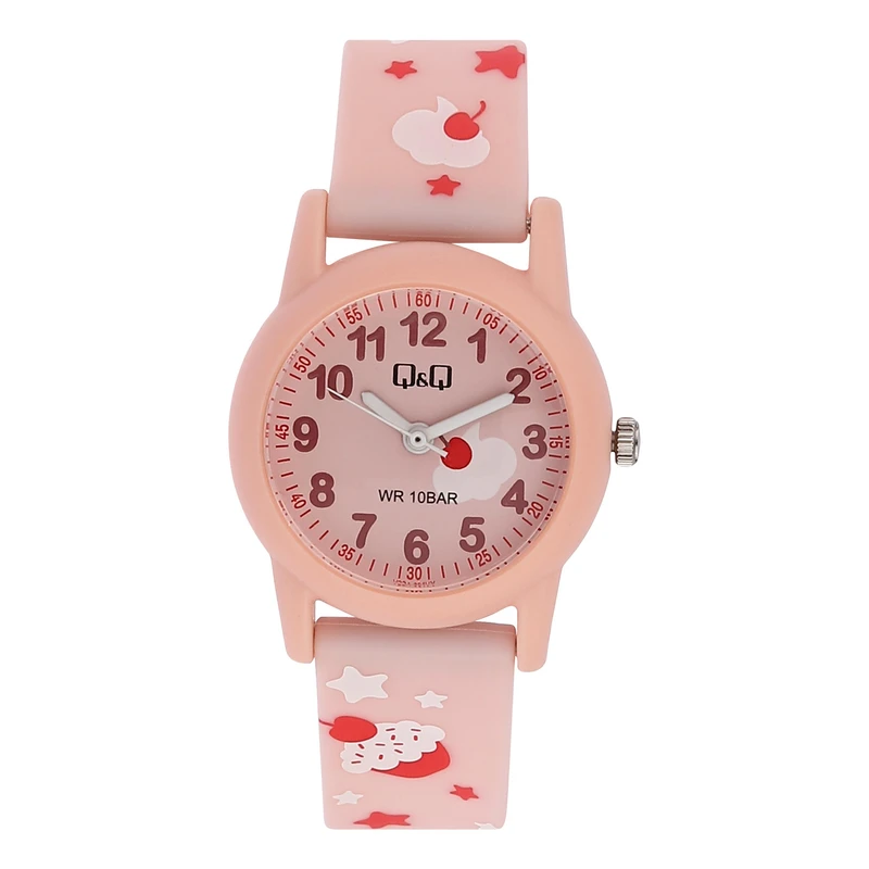 ساعت مچی عقربه‌ای کوارتز دخترانه کیو اند کیو مدل V22A-001VY