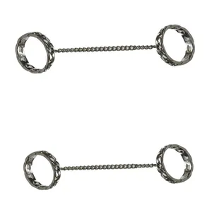 انگشتر زنانه مدل زنجیری بسته دو عددی 