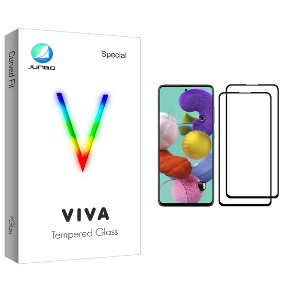 محافظ صفحه نمایش جانبو مدل Viva Glass مناسب برای گوشی موبایل سامسونگ Galaxy A51 بسته دو عددی