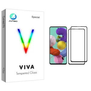 Junbo Viva Glass Screen Protector For Samsung Galaxy A51 Pack Of 2