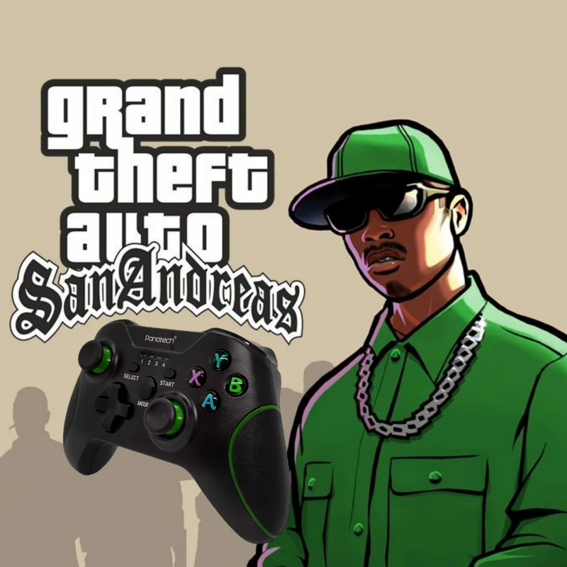 دسته بازی پاناتک مدل sanandreas 510w 3