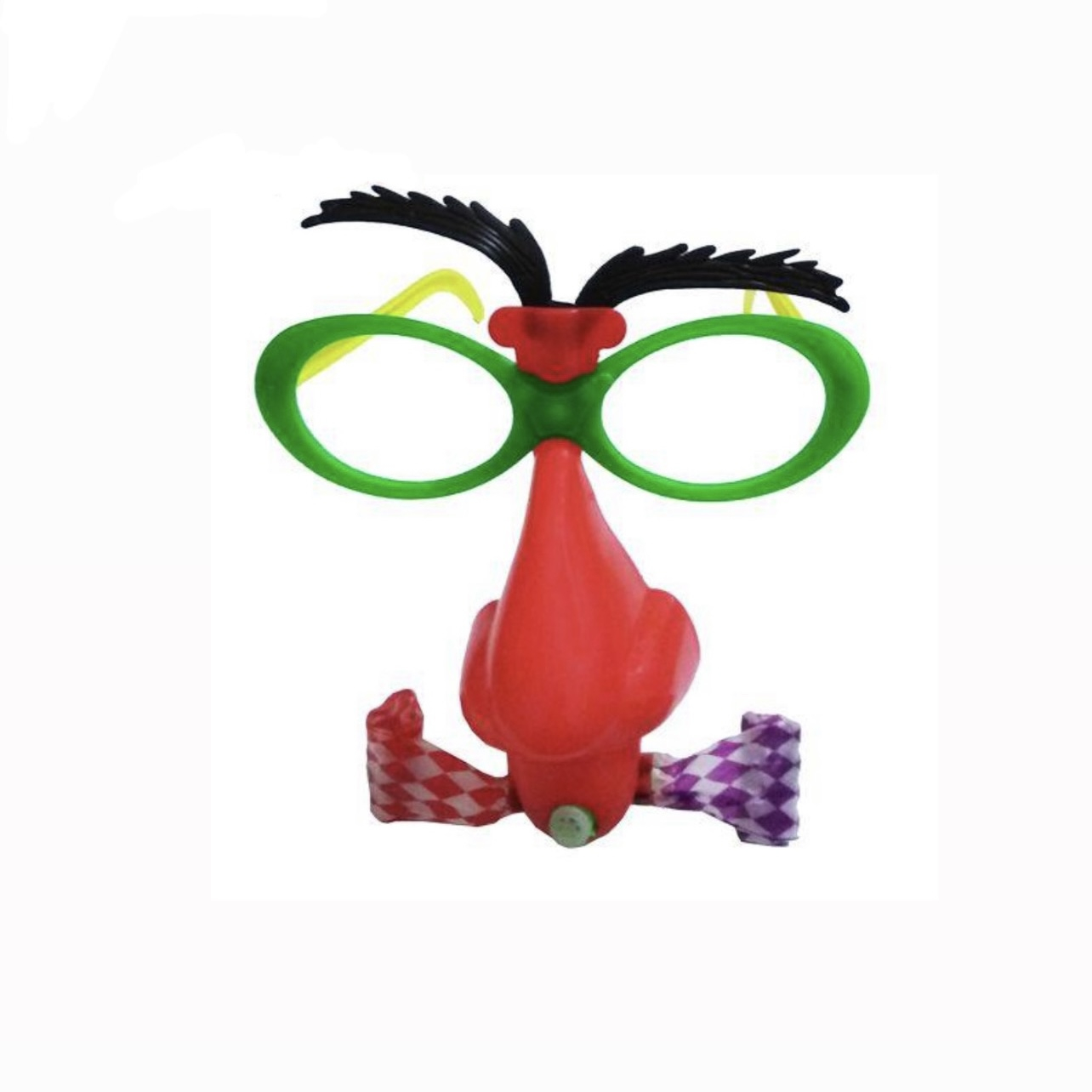 ابزار شوخی مدل عینک دماغ گنده طرح فوت فوتی کد fout01