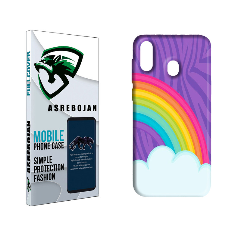 کاور عصر بوژان مدل رنگین کمان کد 0167 مناسب برای گوشی موبایل سامسونگ galaxy a30