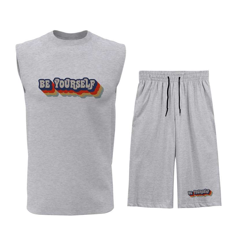 ست تاپ و شلوارک مردانه مدل Q005G