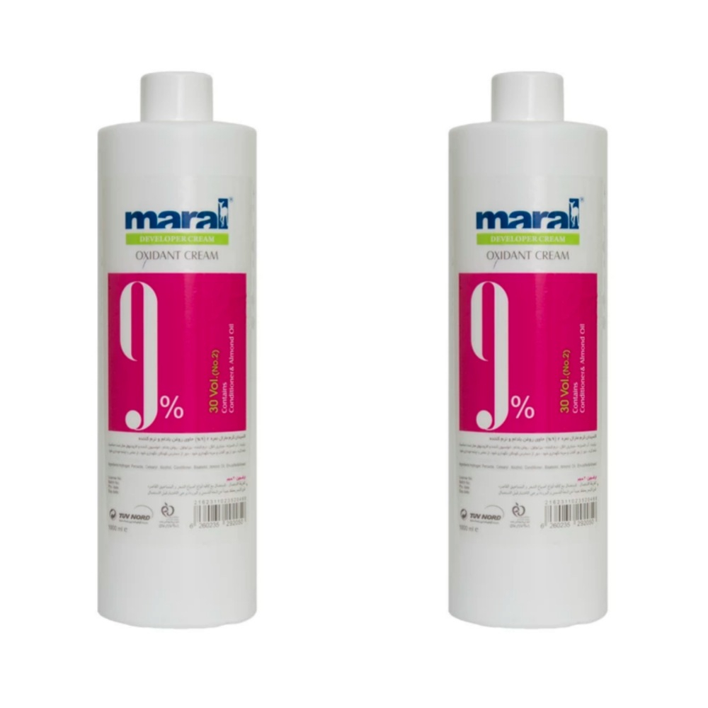 اکسیدان مارال مدل Vol30 شماره 2 نه درصدی حجم 1000 میلی لیتر بسته دو عددی