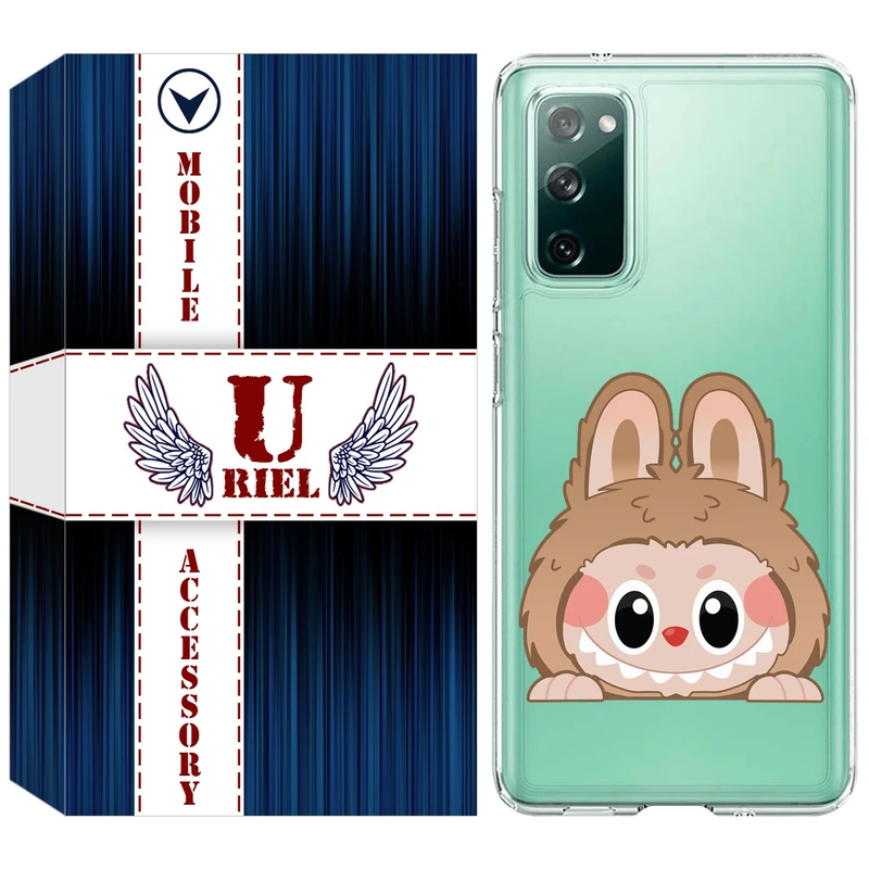 کاور یوریل مدل Clear کد 143 طرح لبوبو مناسب برای گوشی موبایل سامسونگ Galaxy S20 FE