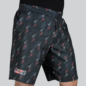 شلوارک ورزشی مردانه موها فیتنس مدل BELIEVE YOUR SELF 01