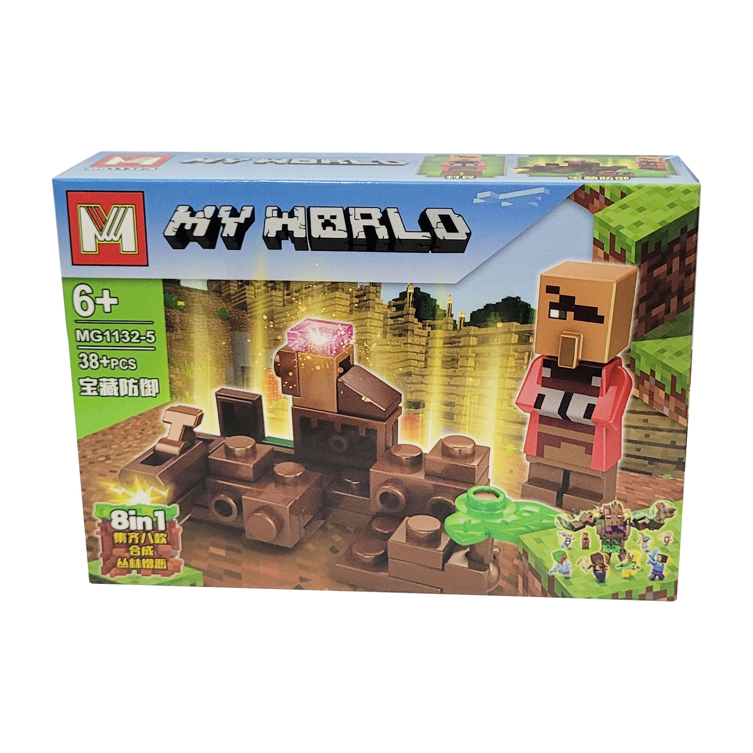 ساختنی 38 تکه مدل ماینکرافت کد 11325