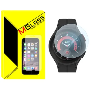 محافظ صفحه نمایش شیشه‌ای ام گلس مدل SH-MG مناسب برای ساعت هوشمند سامسونگ Galaxy Watch 5 Pro