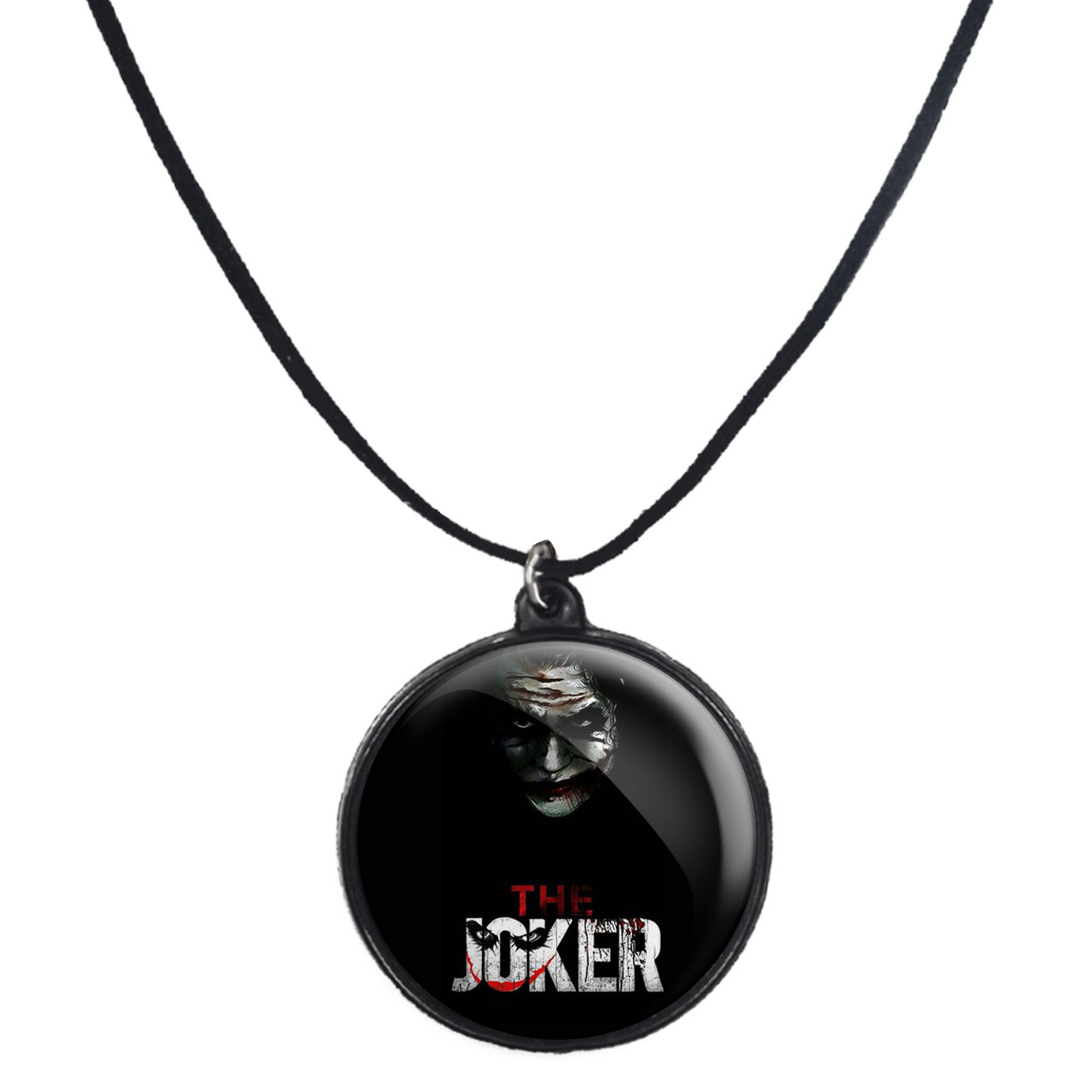 گردنبند پرمانه طرح جوکر کد pmb.6098 مدل دو طرفه