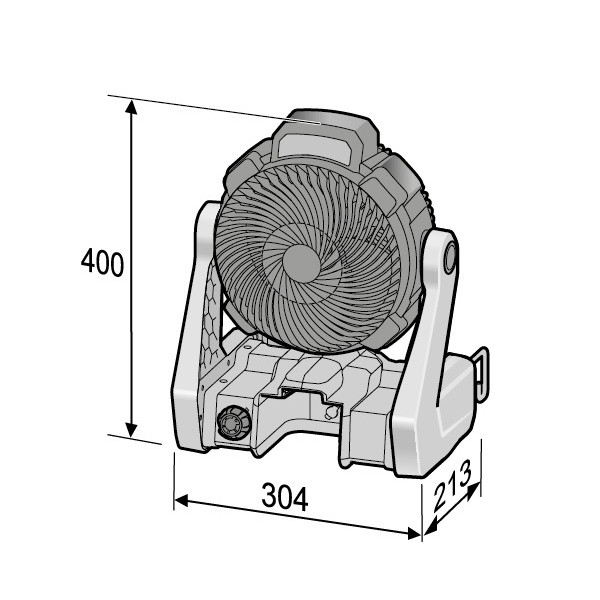 فن دمنده شارژی فلکس مدل CF 18.0/230