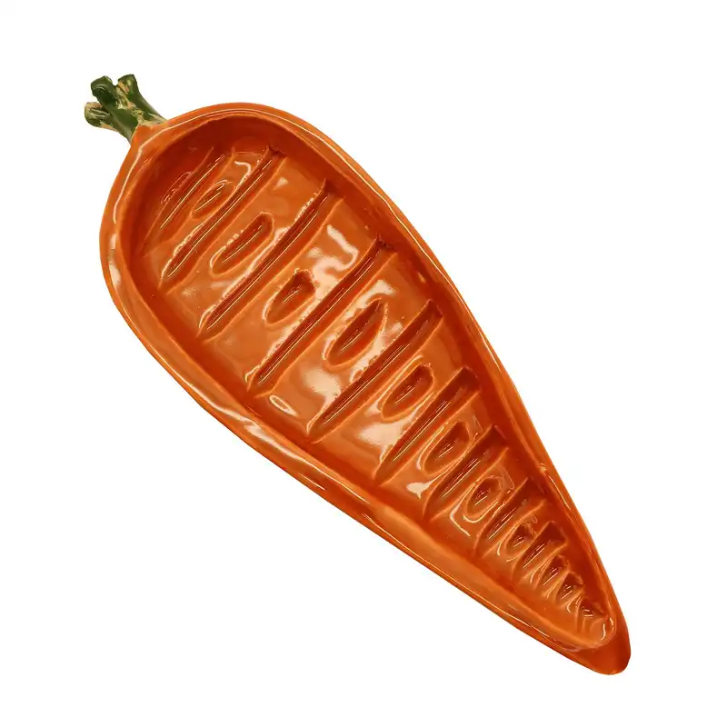 بشقاب سفالی مدل هویج